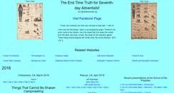 Desktop Screenshot of endtimetruth.org